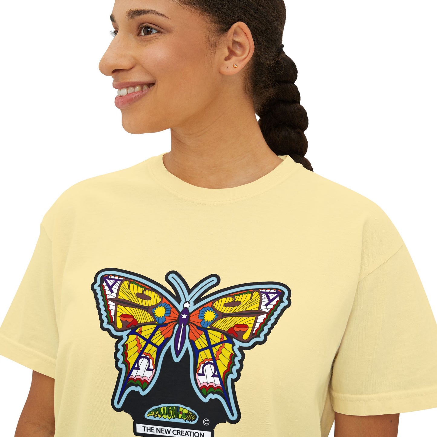 Bohemian Butterfly Women's Boxy Tee