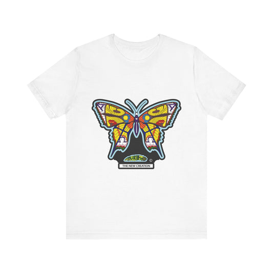 Colorful Butterfly Graphic Tee, Men's