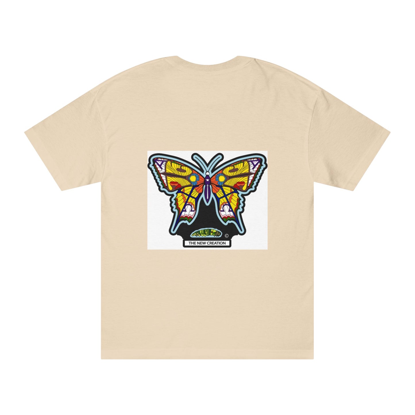Vibrant Butterfly Graphic Tee, Unisex Classic T-Shirt for Nature Lovers, Butterfly Art, Summer Outfit, Eco-Friendly Gift