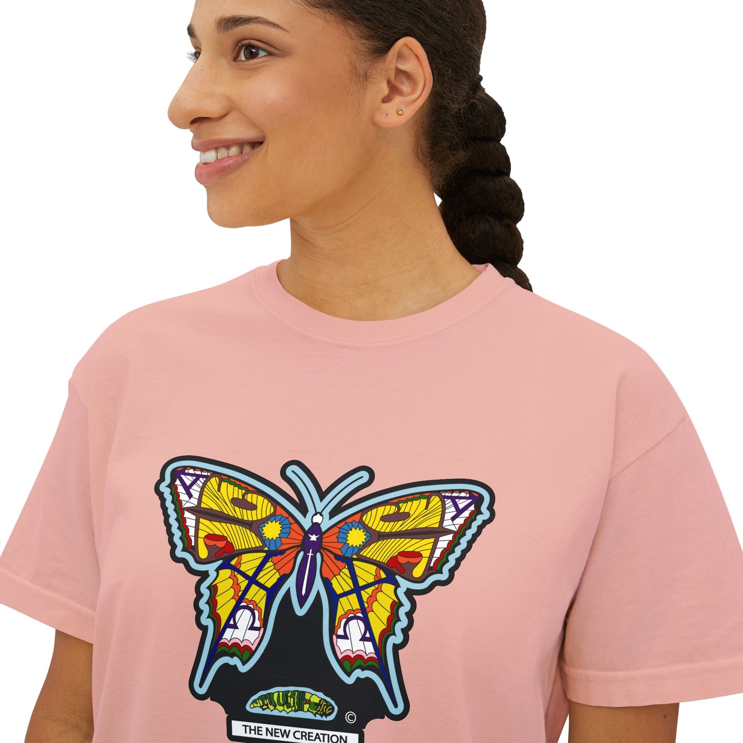 Bohemian Butterfly Women's Boxy Tee