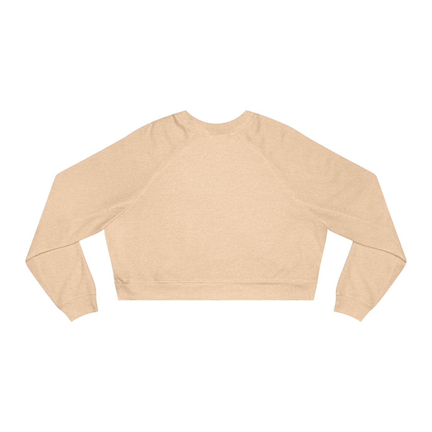 Butterfly Art Cropped Pullover – Women’s Soft Fleece Crop Sweatshirt with Empowering Design