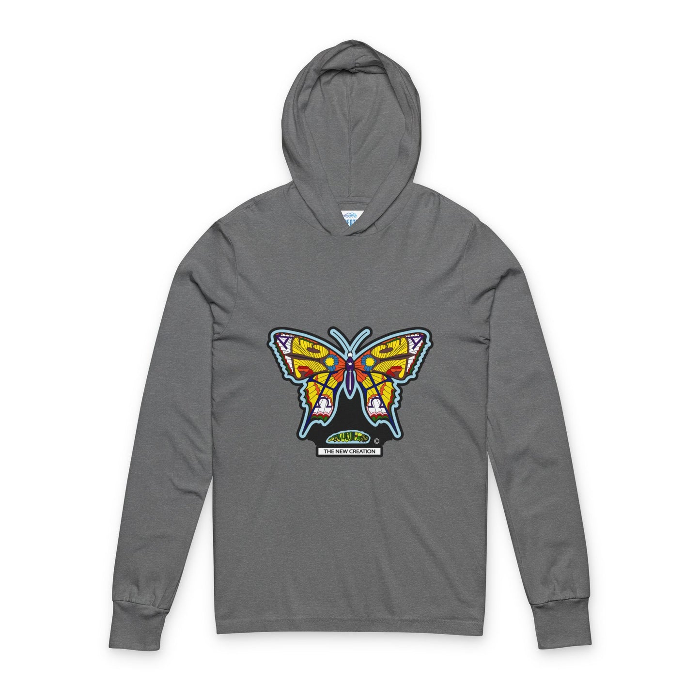 Butterfly Graphic Unisex Hoodie - Stylish Long Sleeve Tee for Nature Lovers, Outdoor Activities, Gifts for Her, Casual Wear