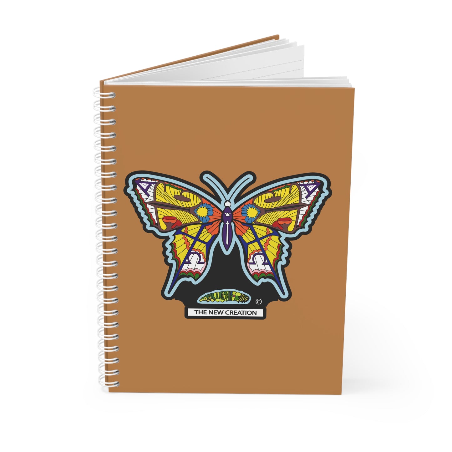 Vibrant Butterfly Spiral Notebook