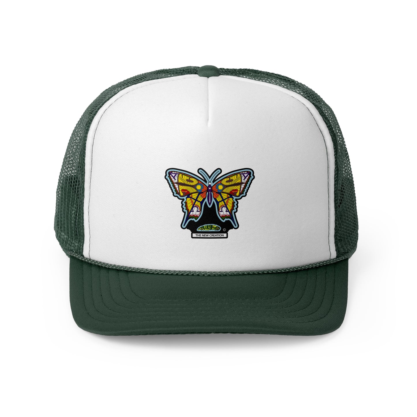 Butterfly Snapback Hat – Flat Bill Cap with Adjustable Fit & Bold Embroidered Patch