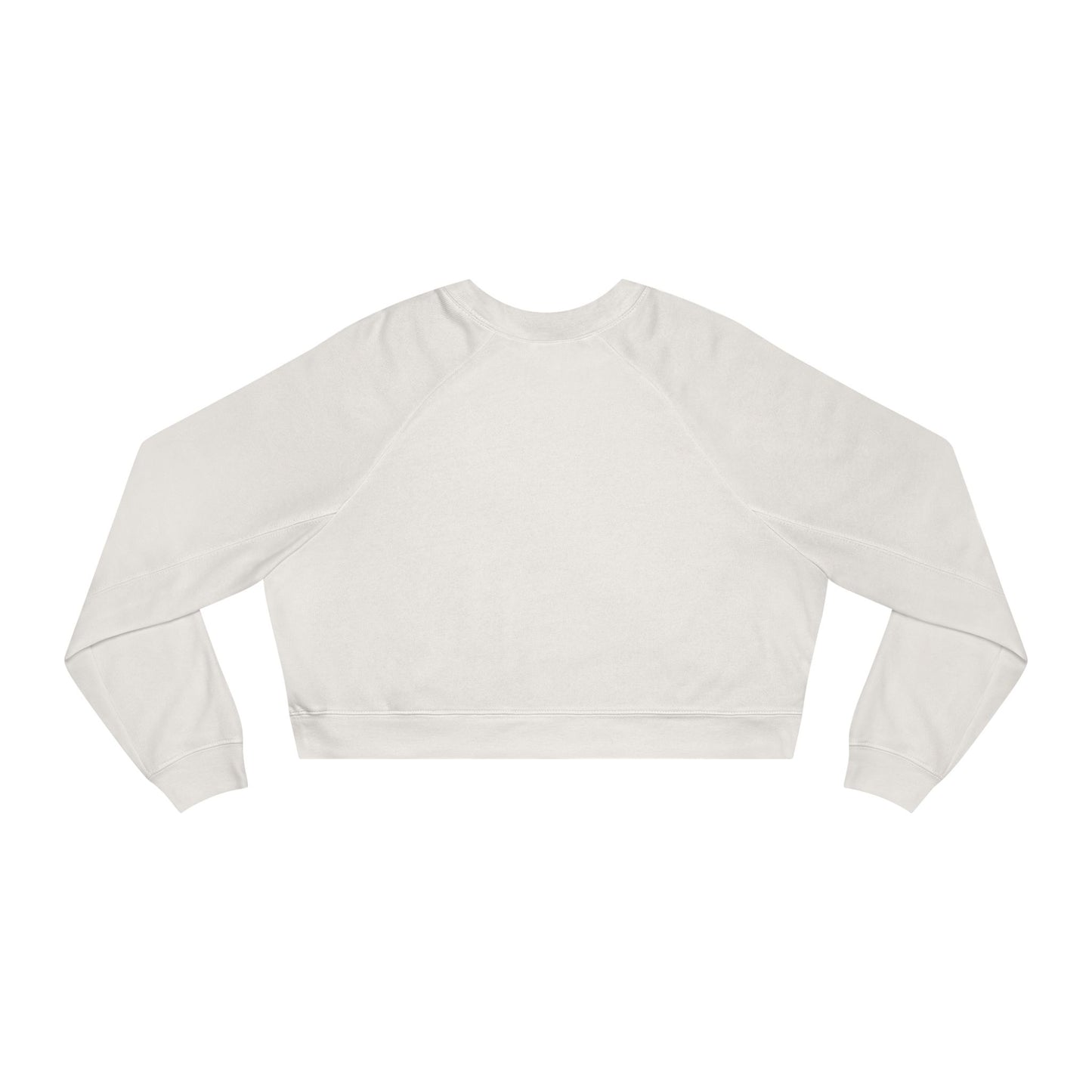 Butterfly Art Cropped Pullover – Women’s Soft Fleece Crop Sweatshirt with Empowering Design
