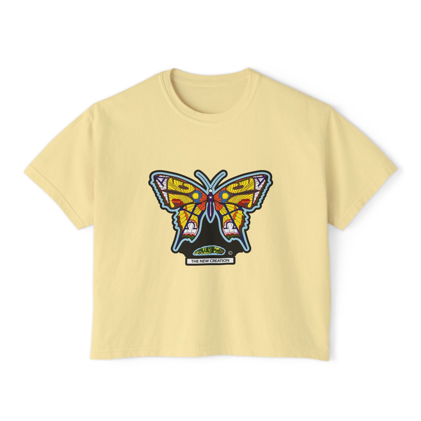 Bohemian Butterfly Women's Boxy Tee