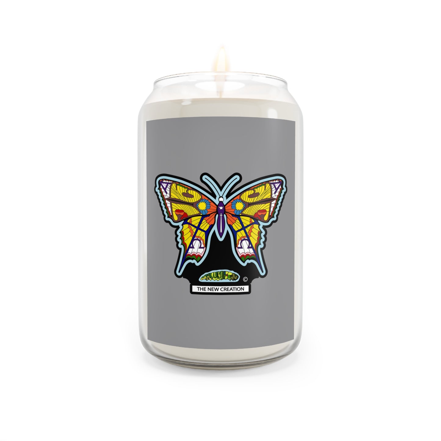 Butterfly Garden Candle – 13.75oz Eco-Friendly Scented Soy Wax Candle with Decorative Lid