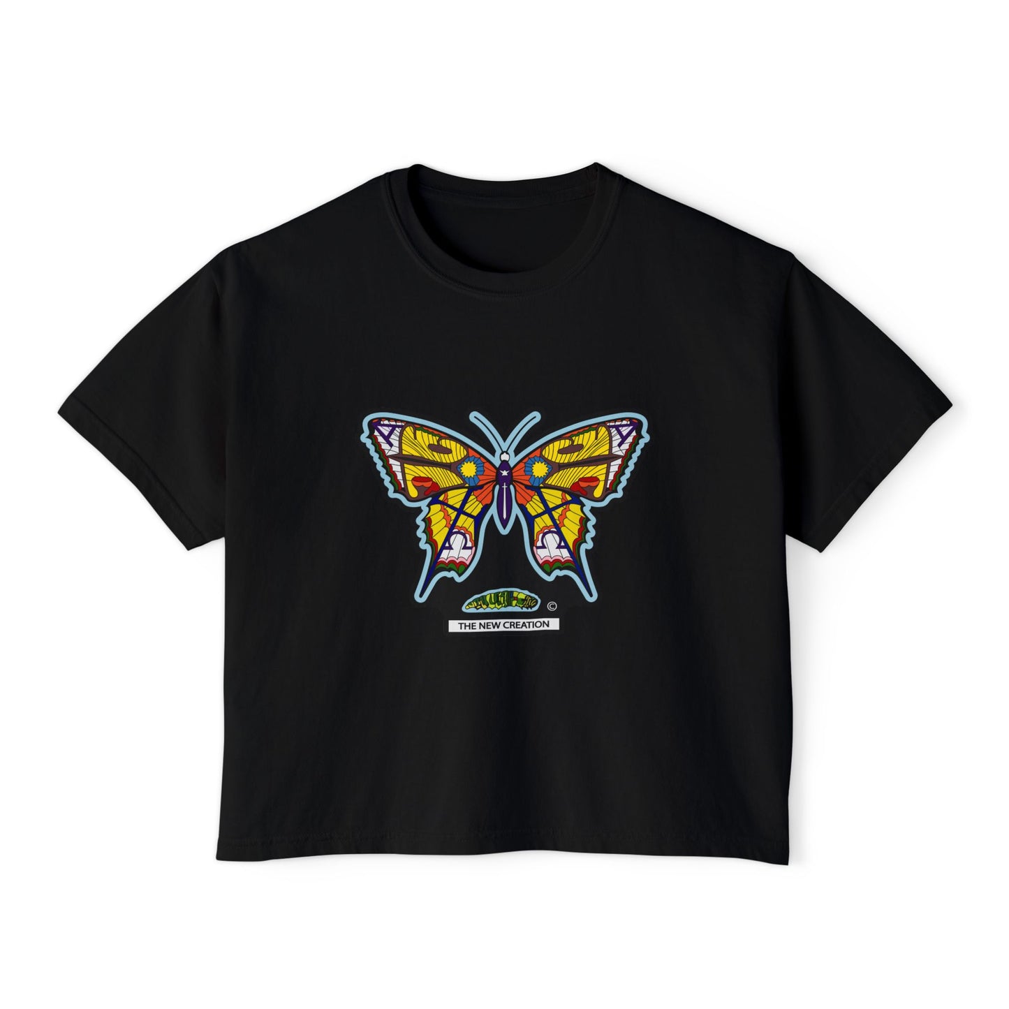 Bohemian Butterfly Women's Boxy Tee