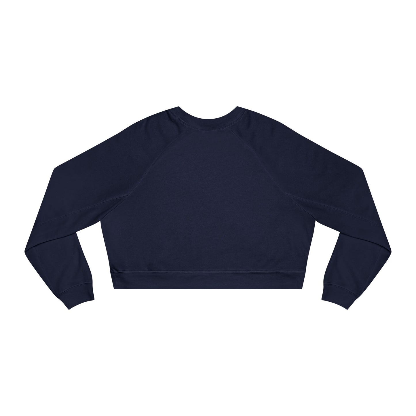Butterfly Art Cropped Pullover – Women’s Soft Fleece Crop Sweatshirt with Empowering Design