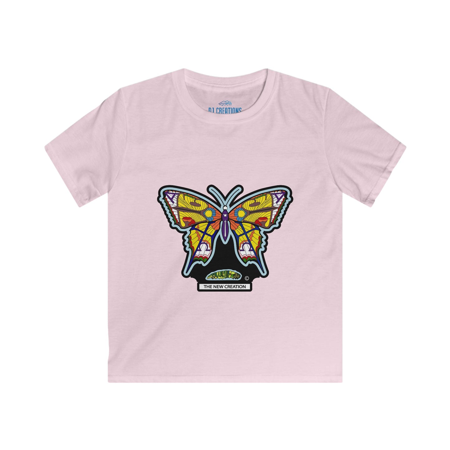 Colorful Butterfly Kids T-Shirt – Soft Cotton Tee for Playful Expression & Symbolic Style