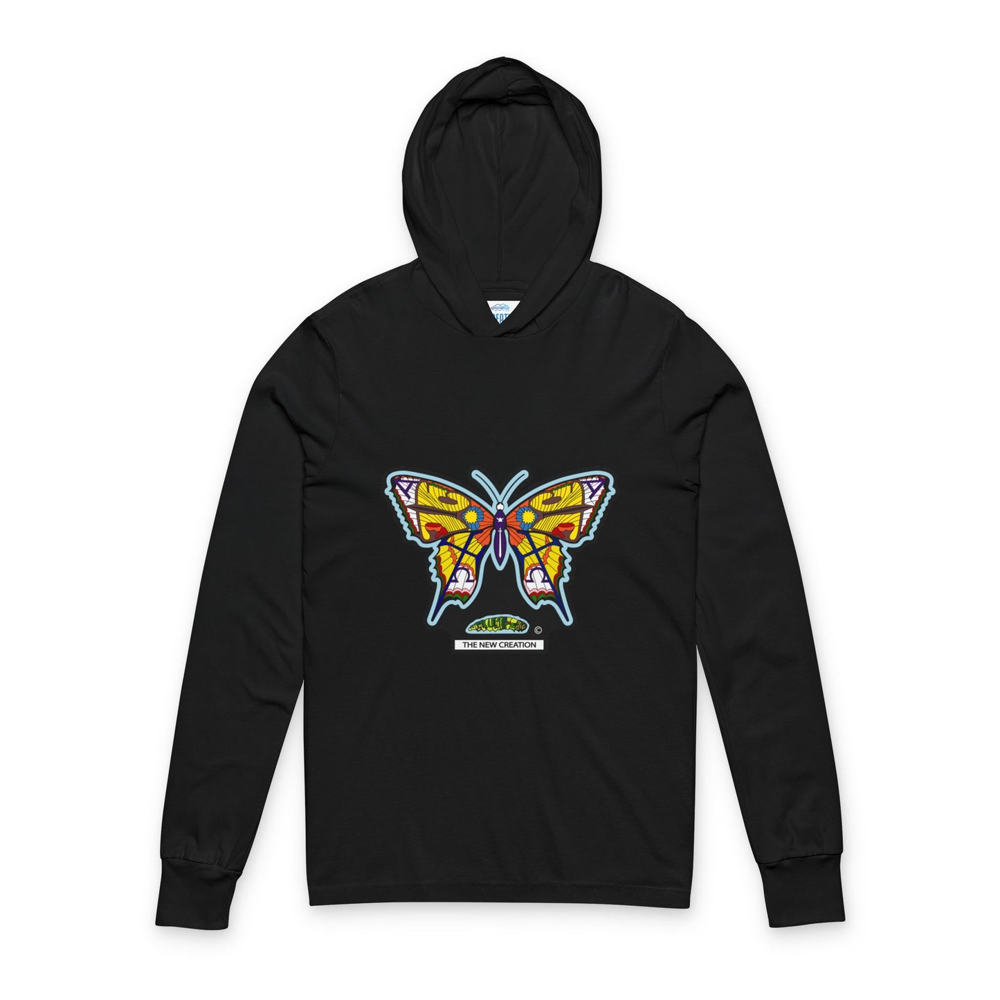 Butterfly Graphic Unisex Hoodie - Stylish Long Sleeve Tee for Nature Lovers, Outdoor Activities, Gifts for Her, Casual Wear