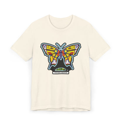 Vibrant Butterfly T-Shirt, Women Graphic Tee