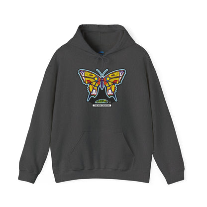 Colorful Butterfly Hoodie – Unisex Pullover with Vibrant Symbolic Art