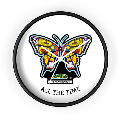Butterfly Wall Clock – Colorful Symbolic Design with Silent Quartz Movement