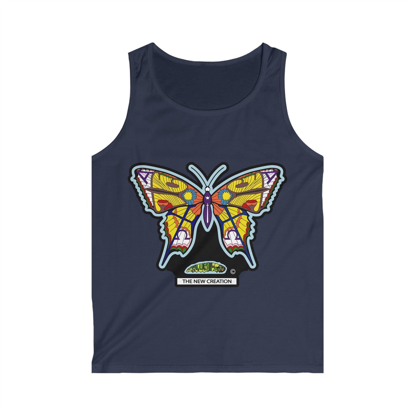Vibrant Butterfly Graphic Tank Top