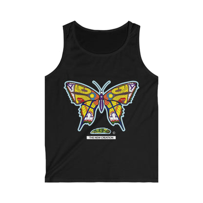 Vibrant Butterfly Graphic Tank Top