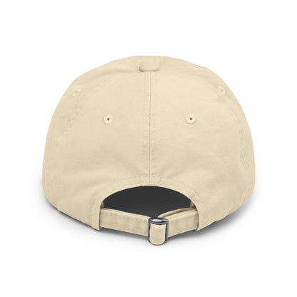 Butterfly Distressed Cap – Vintage-Style Cotton Hat with Symbolic Embroidery