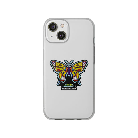 Colorful Butterfly Flexi Case – Soft Artistic Phone Cover, Eco-Friendly, Slim Shock-Absorbing Design