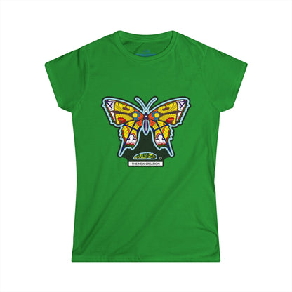 Colorful Butterfly Women's Softstyle Tee