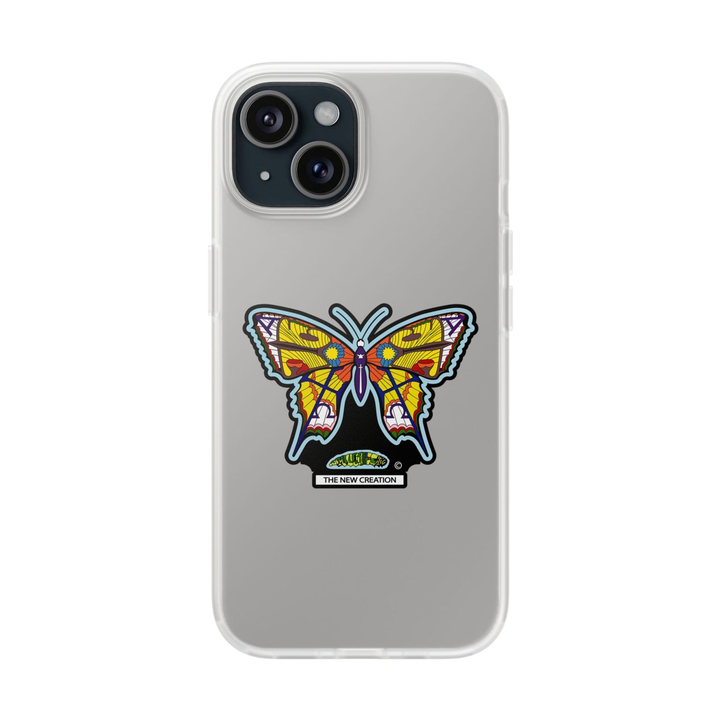 Colorful Butterfly Flexi Case – Soft Artistic Phone Cover, Eco-Friendly, Slim Shock-Absorbing Design