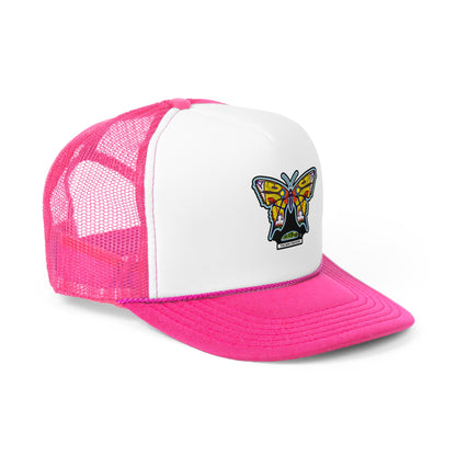 Butterfly Snapback Hat – Flat Bill Cap with Adjustable Fit & Bold Embroidered Patch