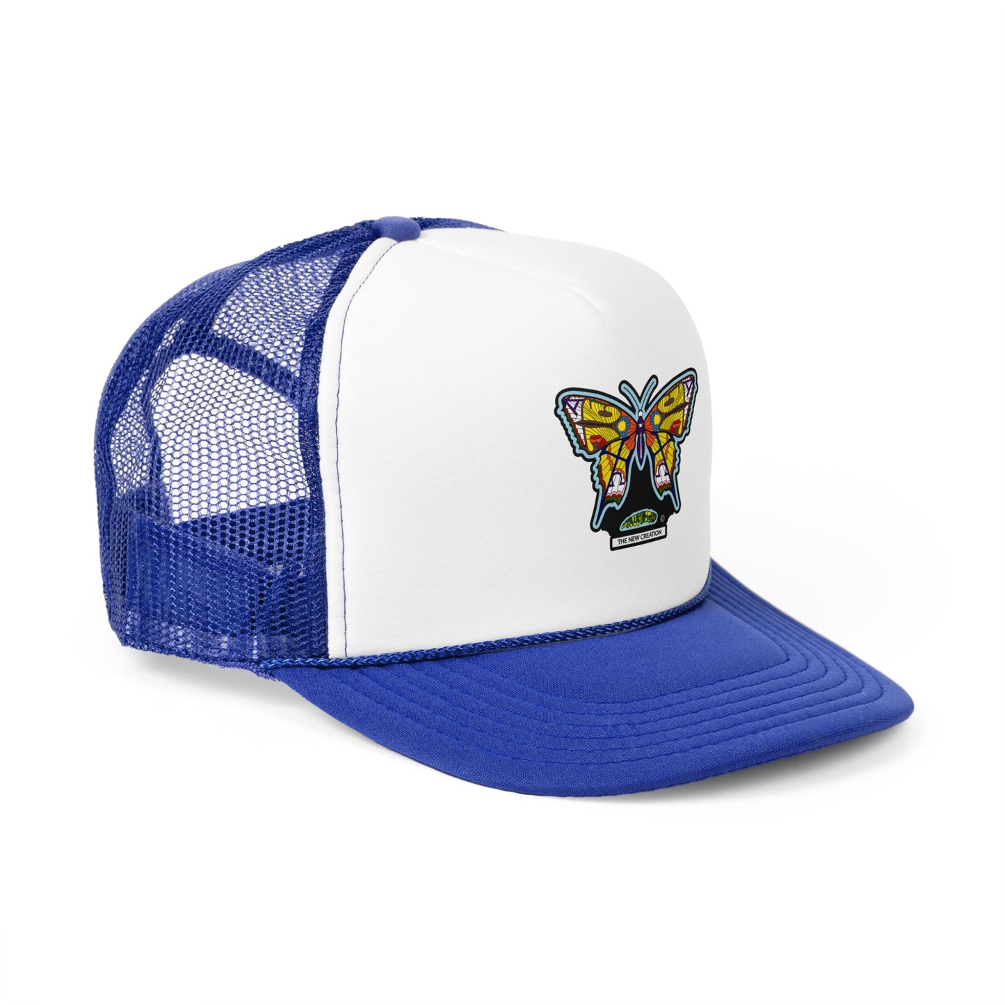 Butterfly Snapback Hat – Flat Bill Cap with Adjustable Fit & Bold Embroidered Patch