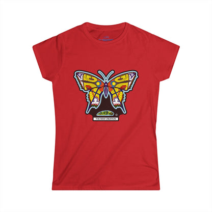 Colorful Butterfly Women's Softstyle Tee