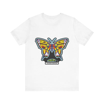 Colorful Butterfly Graphic Tee, Men's