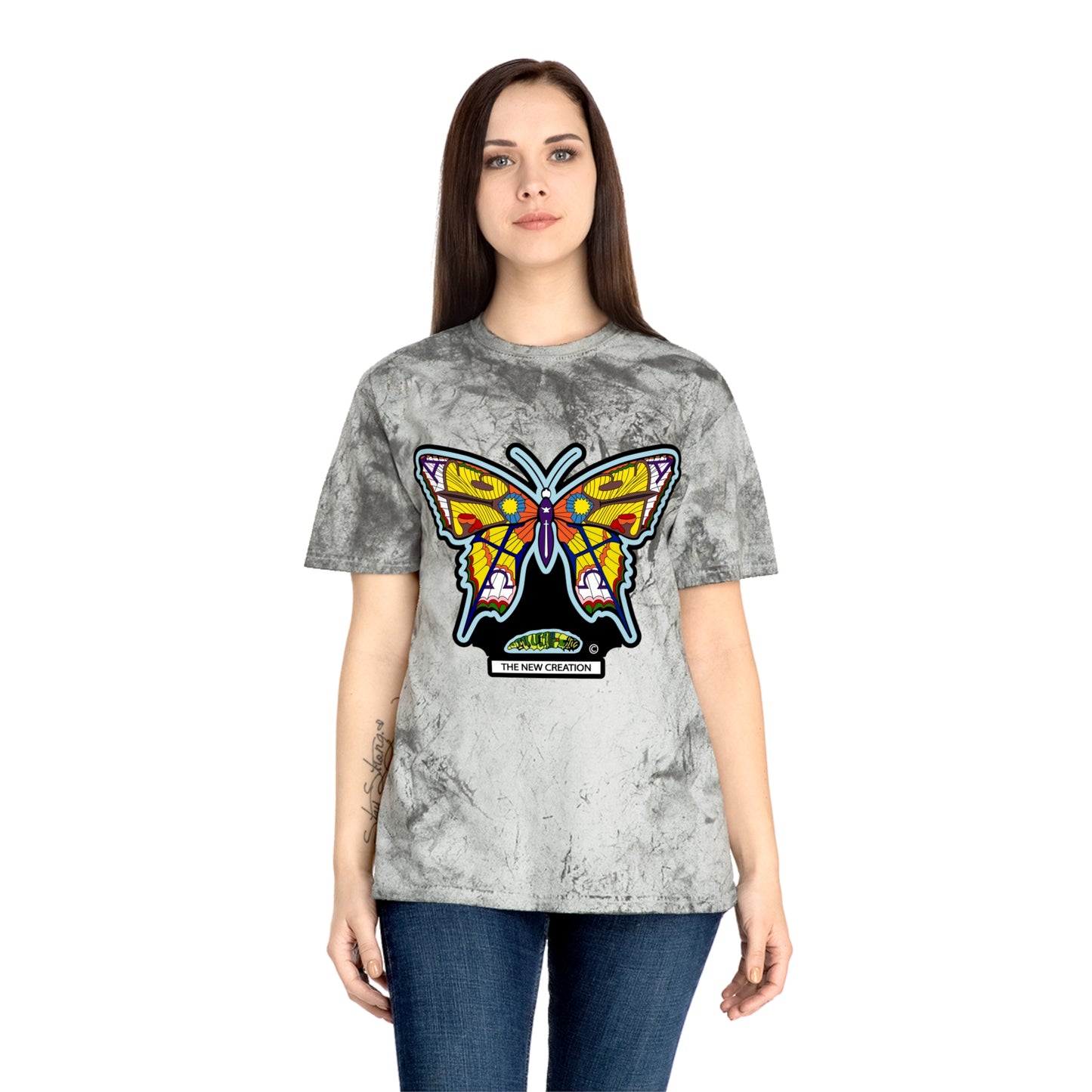 Colorful Butterfly Unisex T-Shirt Blast