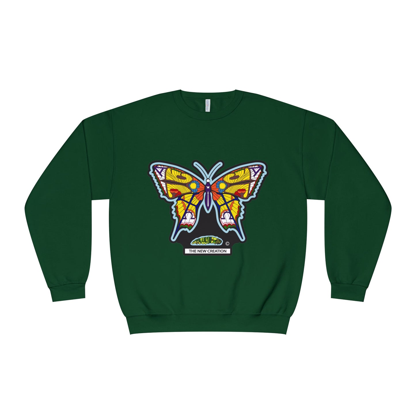 Butterfly Art Unisex Crewneck Sweatshirt, Cozy Butterflies Gift, Spring Apparel, Nature Lover Sweatshirt, Unique Graphic Sweatshirt