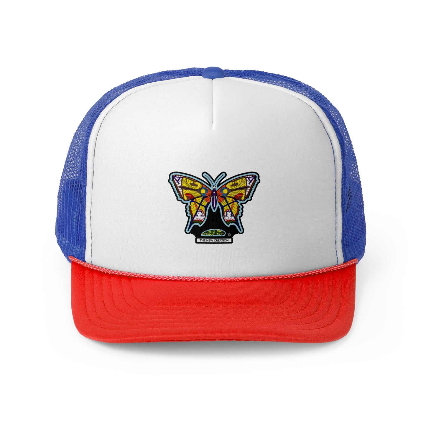 Butterfly Snapback Hat – Flat Bill Cap with Adjustable Fit & Bold Embroidered Patch