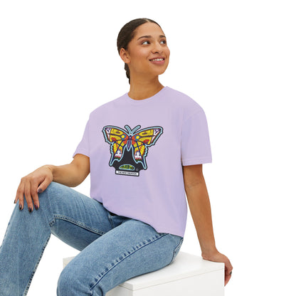 Bohemian Butterfly Women's Boxy Tee