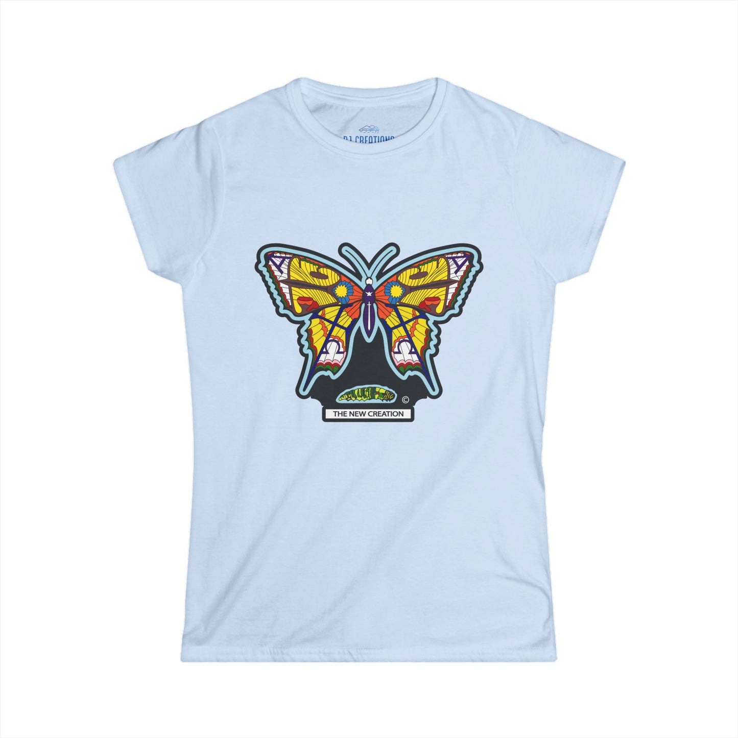 Colorful Butterfly Women's Softstyle Tee