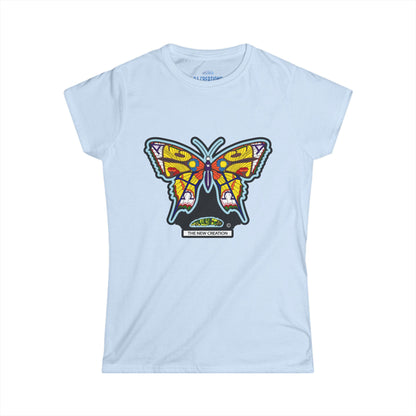 Colorful Butterfly Women's Softstyle Tee