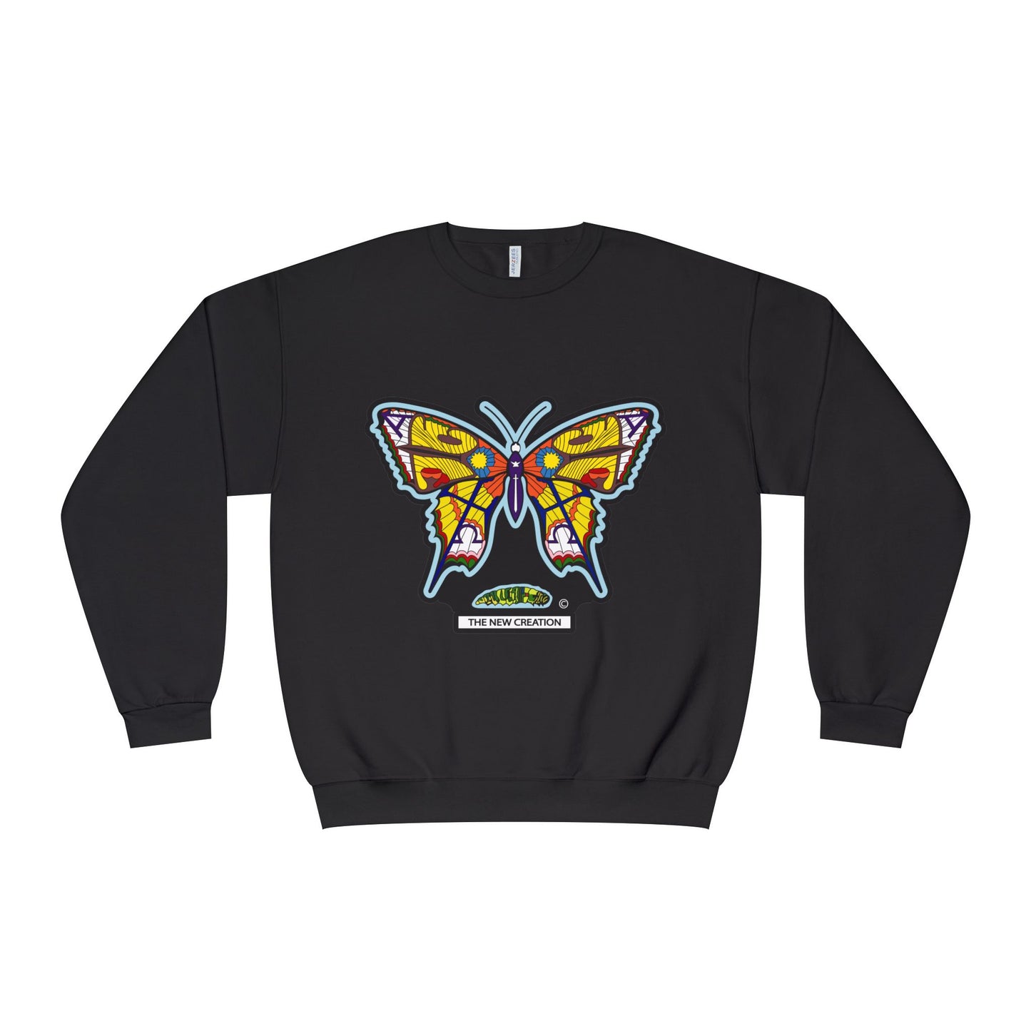 Butterfly Art Unisex Crewneck Sweatshirt, Cozy Butterflies Gift, Spring Apparel, Nature Lover Sweatshirt, Unique Graphic Sweatshirt