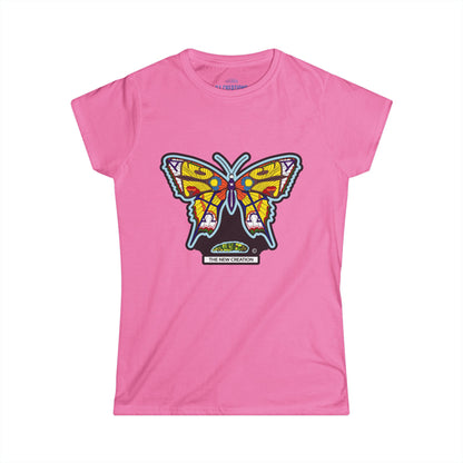 Colorful Butterfly Women's Softstyle Tee