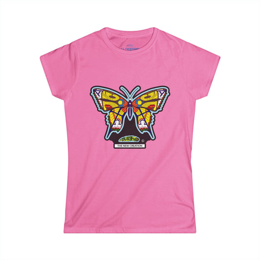 Colorful Butterfly Women's Softstyle Tee