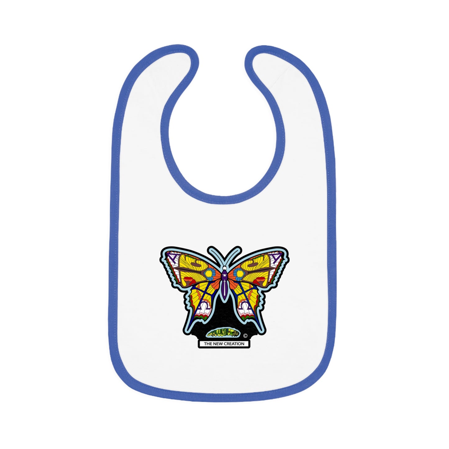 Colorful Butterfly Baby Bib - Cute Feeding Accessory, Infant Gift, Newborn Essential, Baby Shower Favor, Toddler Bib