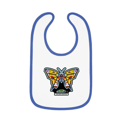 Colorful Butterfly Baby Bib - Cute Feeding Accessory, Infant Gift, Newborn Essential, Baby Shower Favor, Toddler Bib