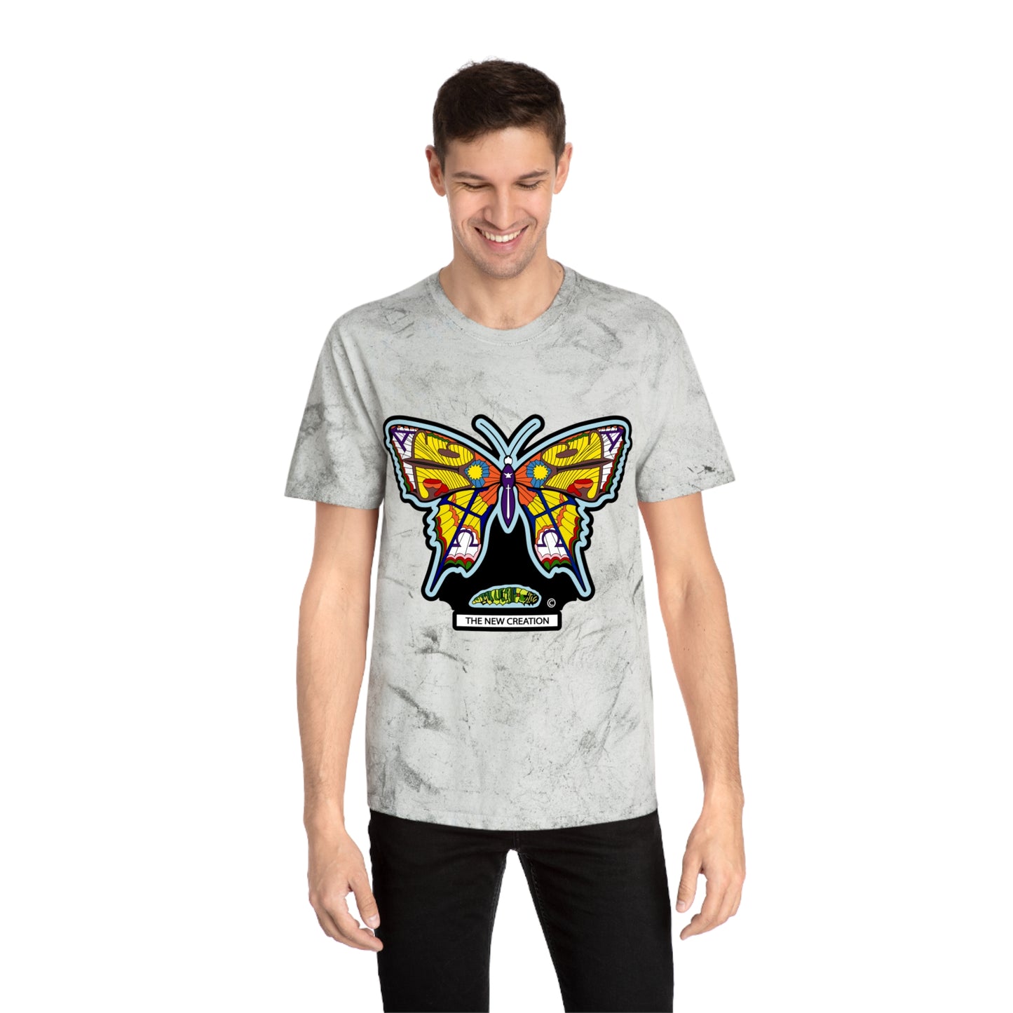 Colorful Butterfly Unisex T-Shirt Blast