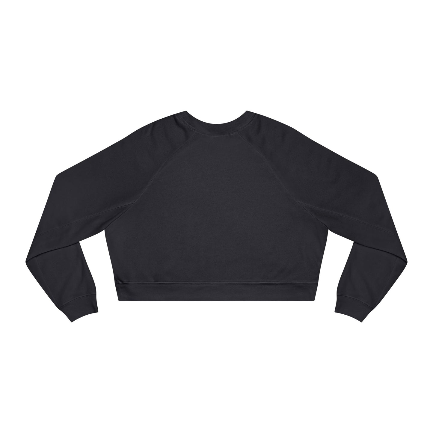Butterfly Art Cropped Pullover – Women’s Soft Fleece Crop Sweatshirt with Empowering Design