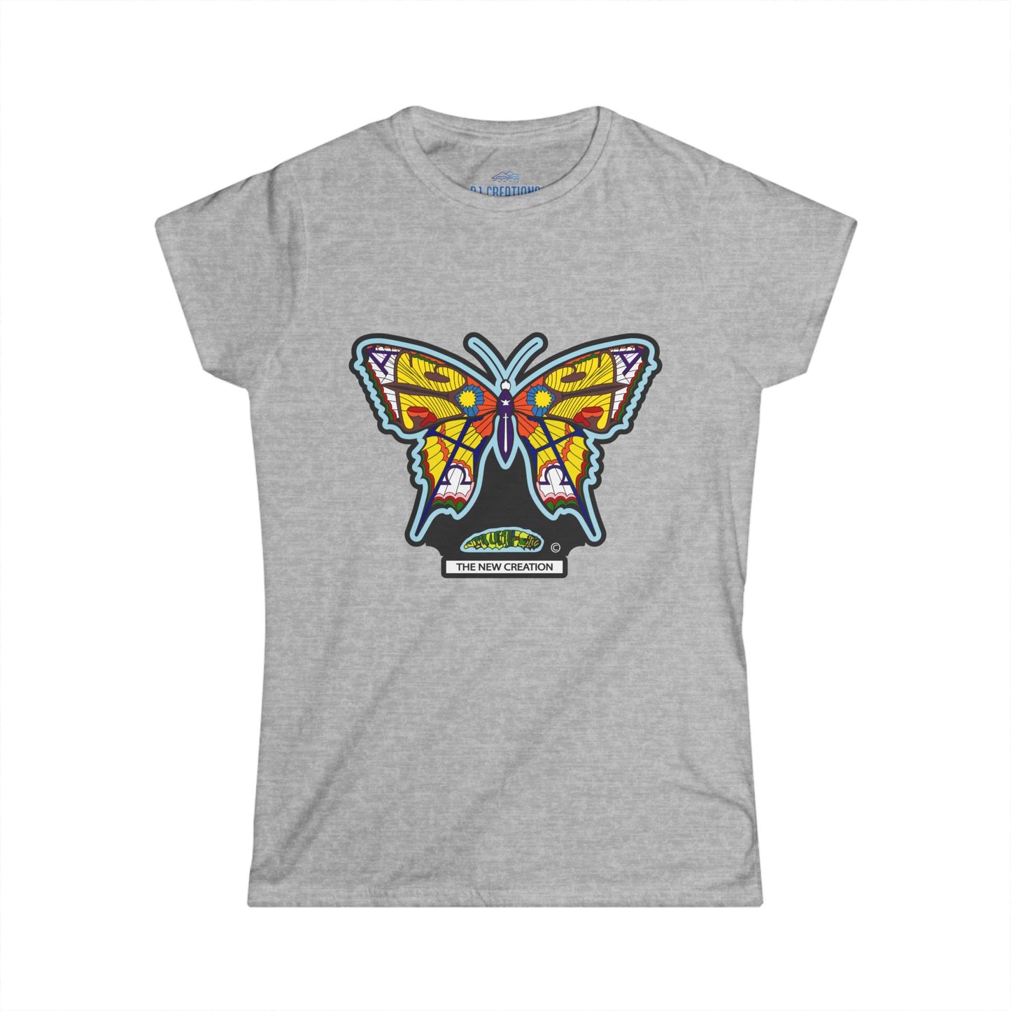 Colorful Butterfly Women's Softstyle Tee