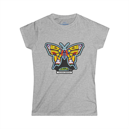 Colorful Butterfly Women's Softstyle Tee