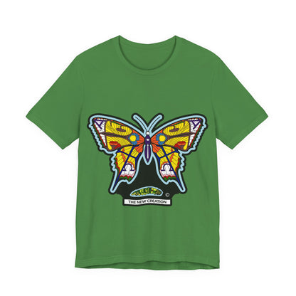 Colorful Butterfly Graphic Tee, Men's
