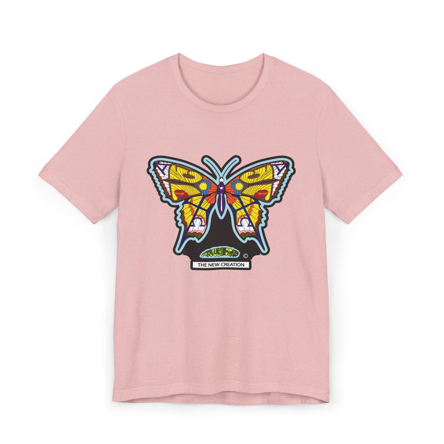 Vibrant Butterfly T-Shirt, Women Graphic Tee