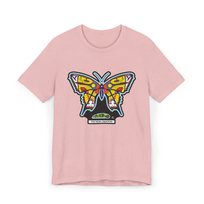 Vibrant Butterfly T-Shirt, Women Graphic Tee