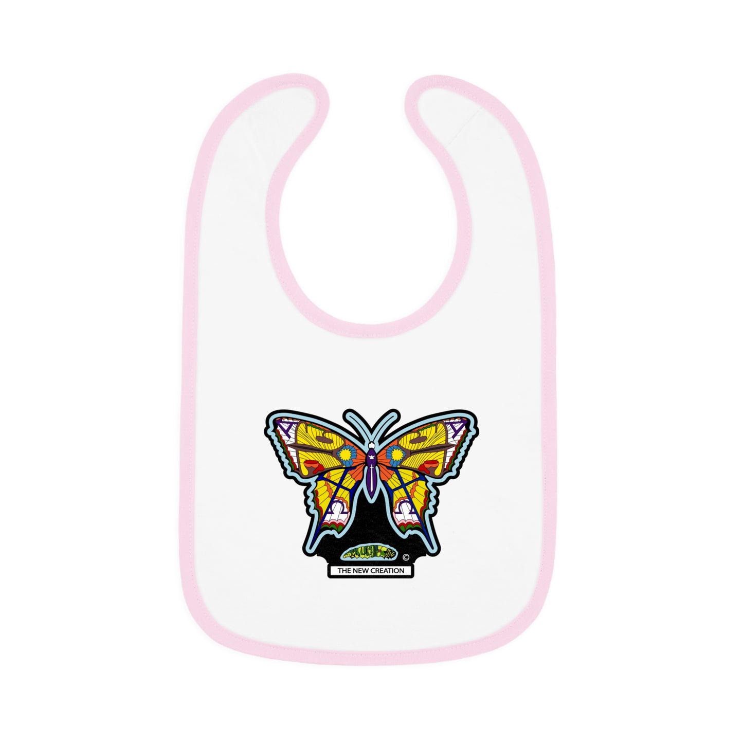 Colorful Butterfly Baby Bib - Cute Feeding Accessory, Infant Gift, Newborn Essential, Baby Shower Favor, Toddler Bib