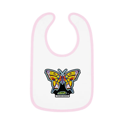 Colorful Butterfly Baby Bib - Cute Feeding Accessory, Infant Gift, Newborn Essential, Baby Shower Favor, Toddler Bib