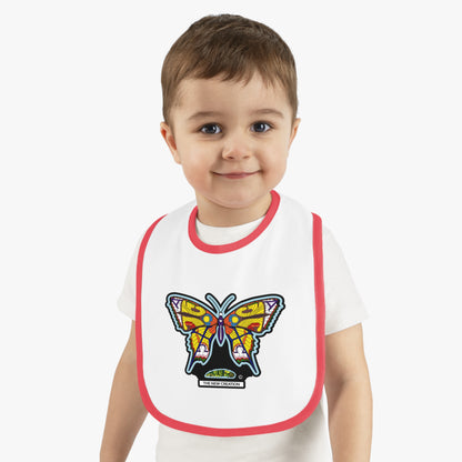 Colorful Butterfly Baby Bib - Cute Feeding Accessory, Infant Gift, Newborn Essential, Baby Shower Favor, Toddler Bib