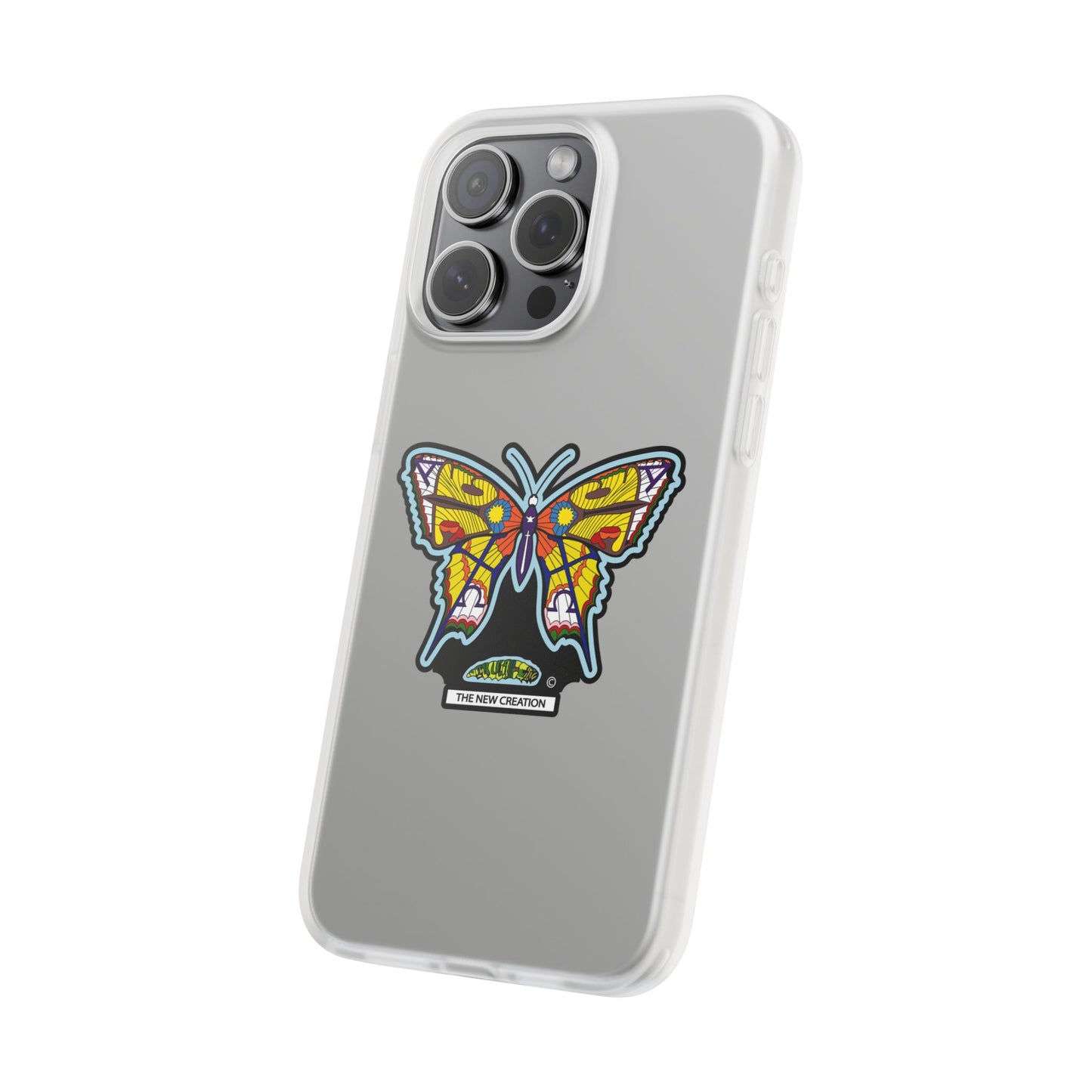 Colorful Butterfly Flexi Case – Soft Artistic Phone Cover, Eco-Friendly, Slim Shock-Absorbing Design